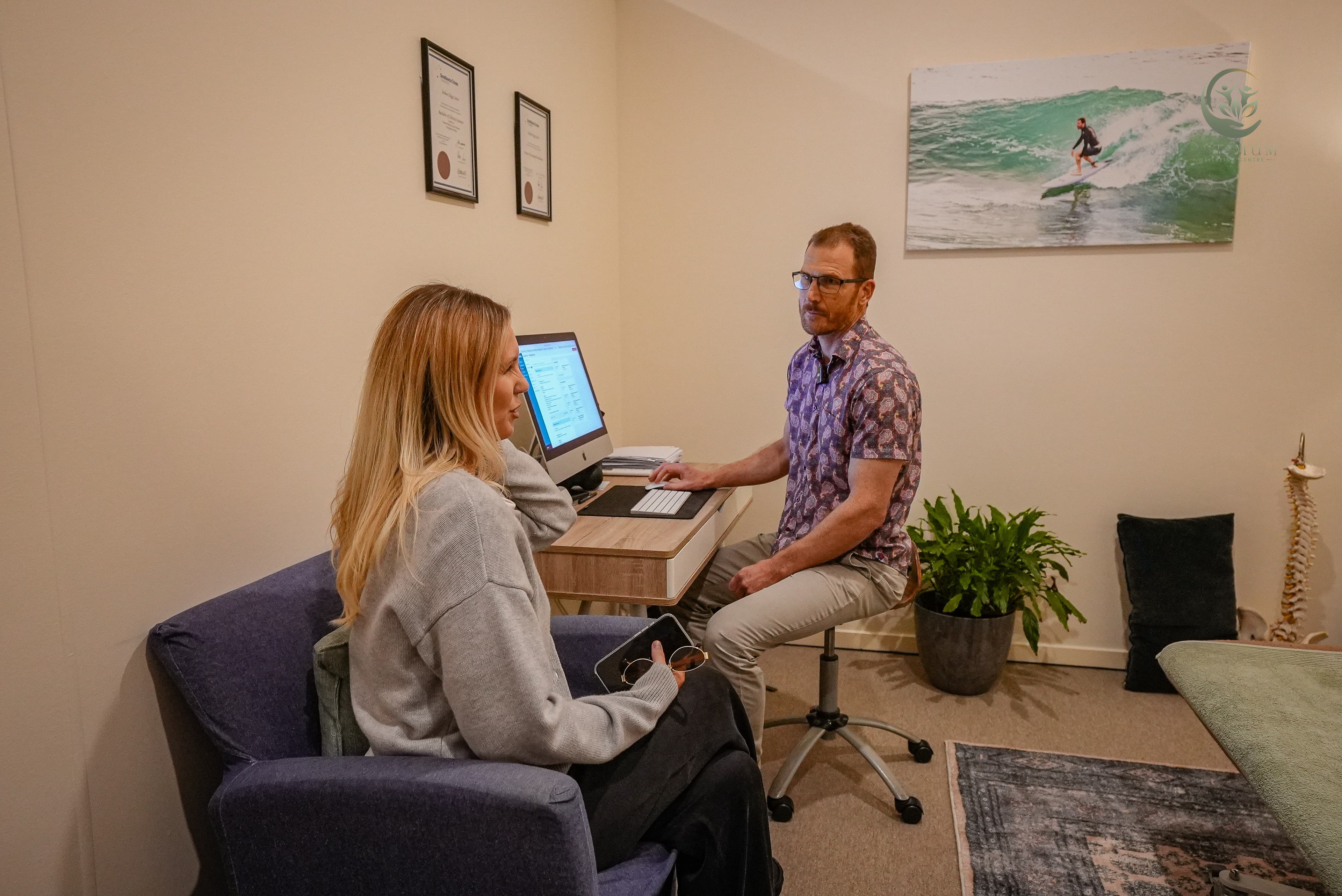 Consultation at Optimum Wellbeing Centre Gold Coast